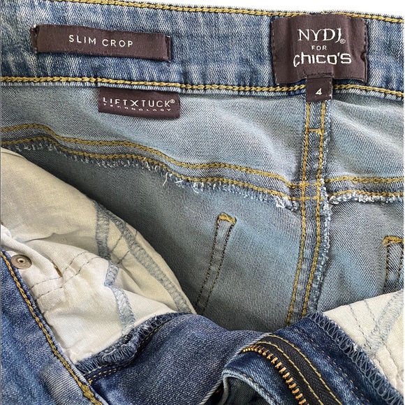 NYDJ For Chico’s Slim Crop Jeans - Picture 4 of 7